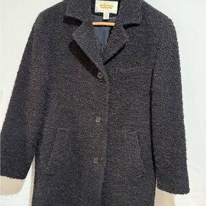 Talbots Women's Charcoal Teddy Jacket